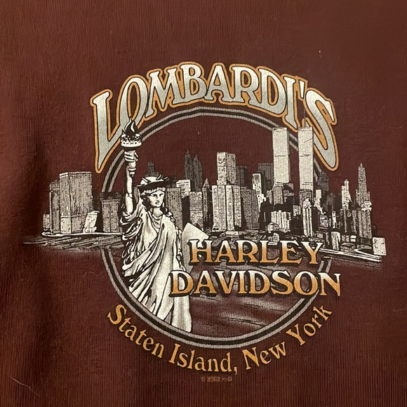 🏍️ Vintage Lombardi’s Harley-Davidson Staten Island Long Sleeve - Picture 5 of 5